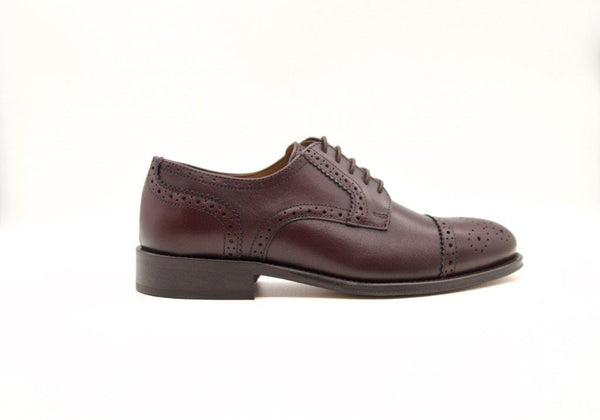 Derby Brogue in Burgundy