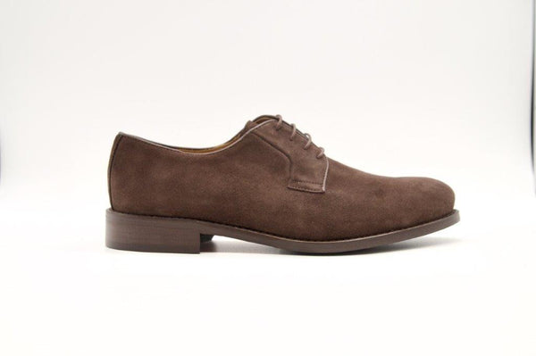 Derby in Brown Suede