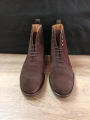 Oxford tall boots suede brown