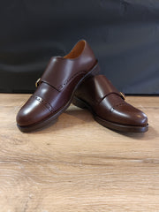 doble monk brogue  caoba