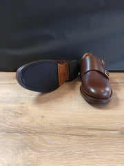 doble monk brogue  caoba