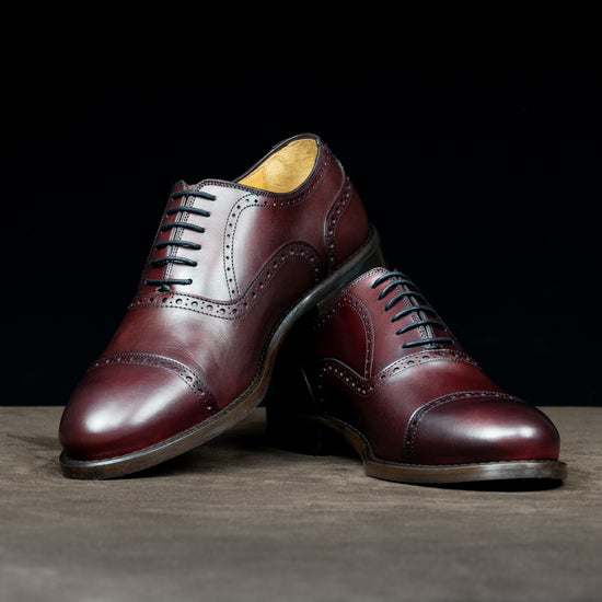 Oxford Full Brogue in Burgundy