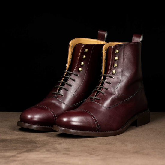 Oxford Tall Boots in Burgundy