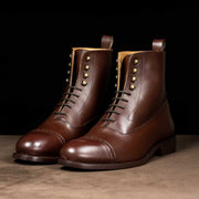 Oxford Tall Boots in Brown